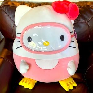 Hello kitty scuba gear 20” squishmallow